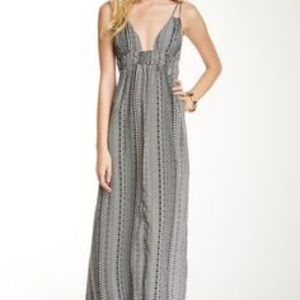 Meghan LA Taka V Neck Maxi Dress